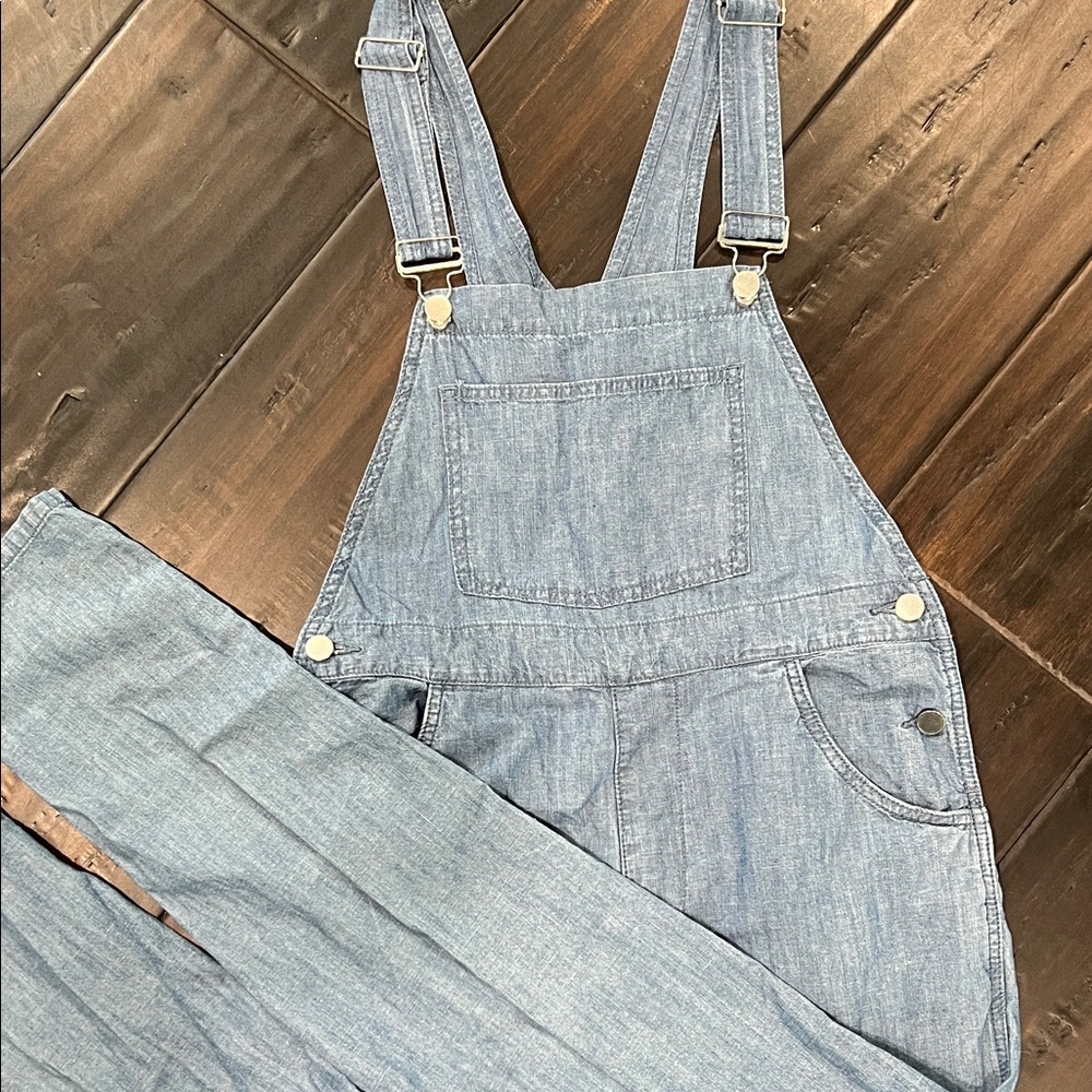 WeWoreWhat Light Blue Denim Jumpsuit